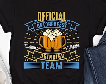 Officieel Shirt Oktoberfest Drinking Team Oktoberfest Bier T-shirt Bierfestival Sweatshirt Beer Time Shirt Drinkfeest Shirts Oktoberfest