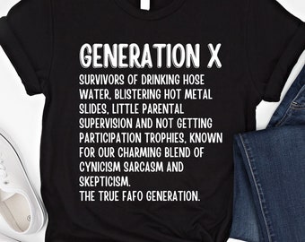 Gen X Raed On Hose Water & Neglect Shirt: Lustiges Humor Generation X Sweatshirt