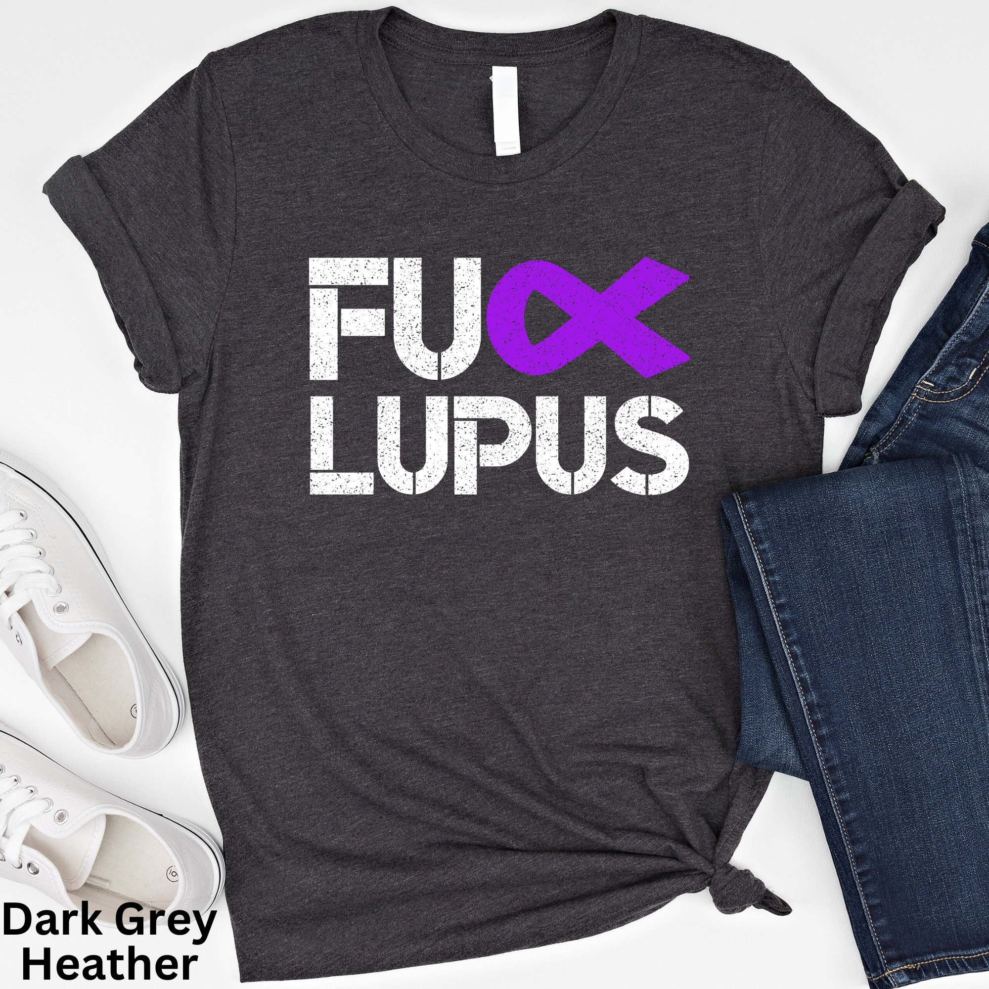 Fck Lupus Shirt Lupus Awareness T Shirt Purple Ribbon Shirt Funny Lupus