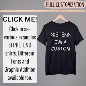 Camisetas divertidas para fiesta de Halloween Disfraz de Halloween personalizado Camiseta "Imagina que soy una" Camisetas divertidas para fiesta de Halloween Sudadera "Imagina que soy una"