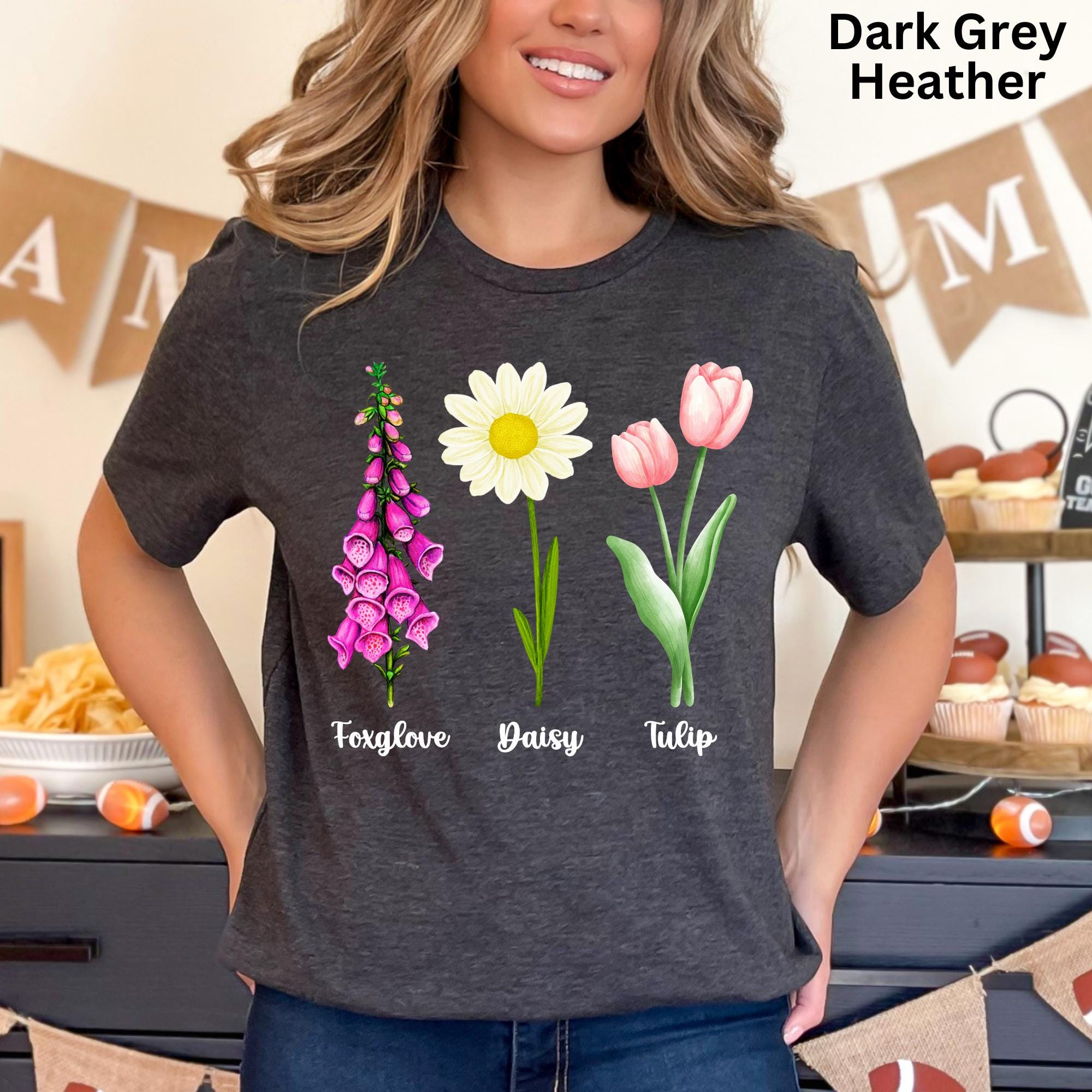 Foxglove Daisy Tulip Shirt Subtle Anti Trump T Shirt Floral Anti