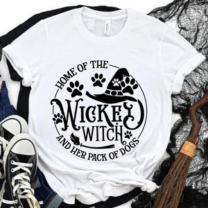 Bluza lub bluza z kapturem „Zła wiedźma, mama psa” na Halloween zdjęcie 4