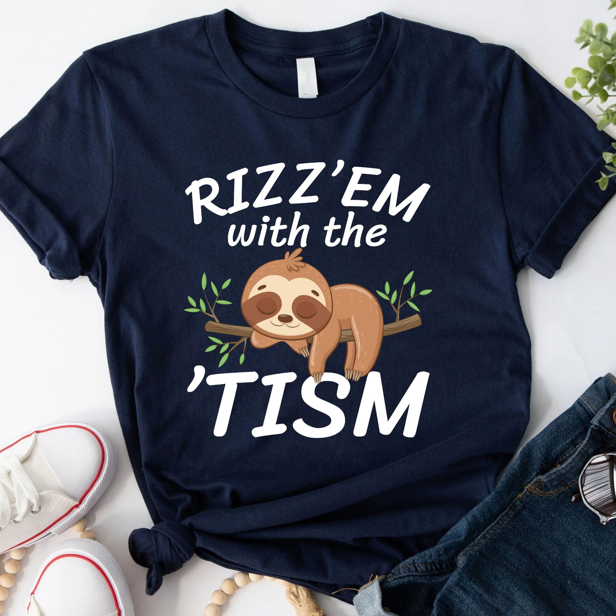 Rizz Em With the Tism Shirt Funny Autism Awareness Shirt Neurodiversity ...