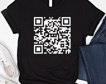 F*ck You QR Code Shirt Funny Saying Shirt Sarcastic Gift for Friend Sarcasm Sweatshirt Adult Humor Hoodie Gift for Coworker Humorous T Shirt