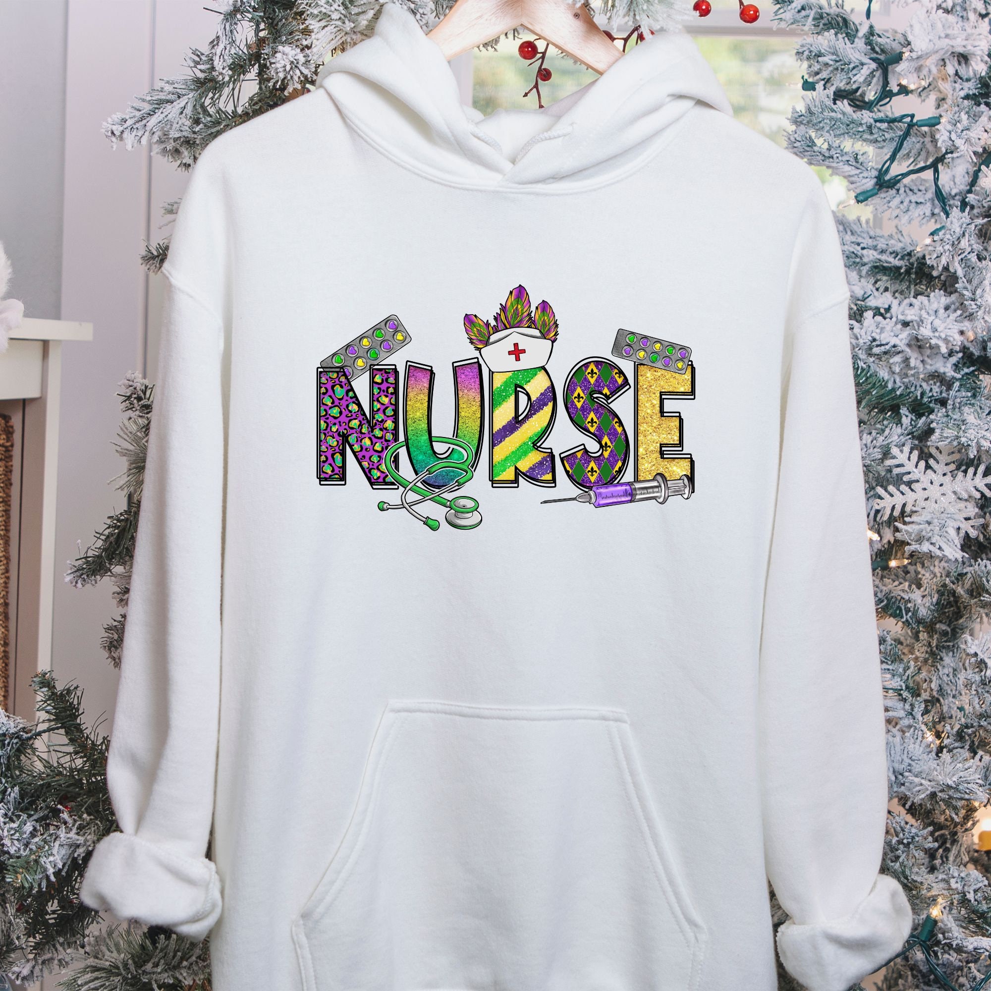 mardi gras nurse shirt