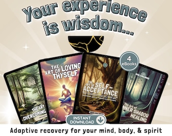 Internal Rewiring Bundle: Self Love, Self-Acceptance, Overcoming Anxiety, and Inner Shadow Healing l Printable Workbooks