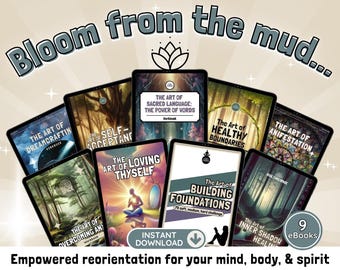 The Collection, 9 Printable Workbooks for Self-Love, Boundaries, Anxiety, Manifestation & More