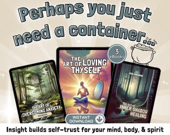Emotional Healing Workbook Bundle | Shadow Work & Anxiety, Printable eBooks