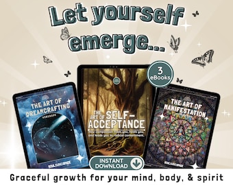 Manifestation Workbook Bundle | Vision & Goal Setting, Printable eBooks