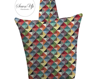Unfilled Fabric Doorstop 3 Sizes Little Holland Tapestry Handmade Door Stop Triangles Gift