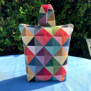 Unfilled Fabric Doorstop 4 Sizes Big Holland Tapestry Handmade Door Stop Triangles Gift