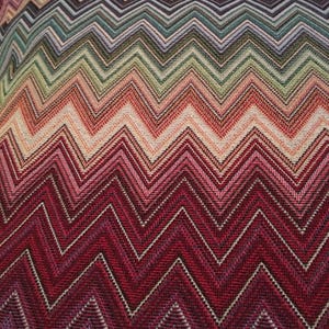 Funda de cojín de 29 tamaños, tapiz de Murano, algodón, hecha a mano, con ondas en zigzag, diseño ondulado, regalo, chevron, cojín decorativo. imagen 3