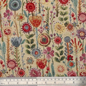 Housse de coussin 14 tailles Kew Gardens Tapestry Coton Fleurs florales faites main image 5