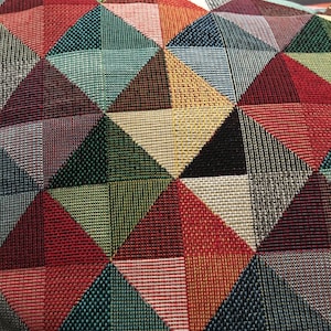 Cushion Cover 29 Sizes Big Holland Tapestry Cotton Handmade Triangles Scatter Throw Pillow Harlequin image 5