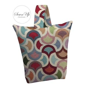 Unfilled Fabric Doorstop 4 Sizes Big Carnival Tapestry Handmade Door Stop Swirls Gift