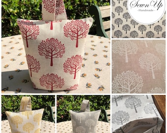 Unfilled Fabric Doorstop 3 Sizes Mulberry Tree Tapestry Handmade Door Stop Leaves Leaf Gift