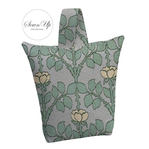 Unfilled Fabric Doorstop 4 Sizes Voysey Briar Rose Tapestry Handmade Door Stop Floral Flowers Leaves Leaf Gift
