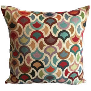 Cushion Cover 14 Sizes Big Carnival Tapestry Cotton Handmade Swirls