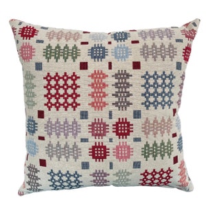 Cushion Cover 14 Sizes Welsh Blanket Tapestry Cotton Handmade Heritage