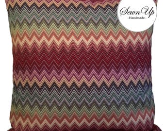 Cushion Cover 29 Sizes Murano Tapestry Cotton Handmade ZigZag Waves Wavy Gift Chevron Scatter Throw Pillow