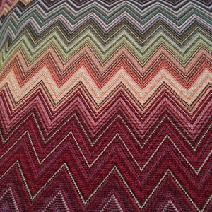 Cushion Cover 14 Sizes Murano Tapestry Cotton Handmade ZigZag Waves Wavy image 3