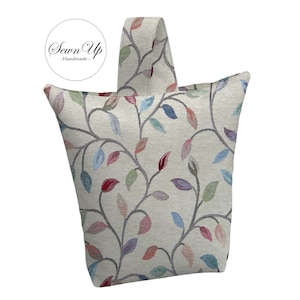 Unfilled Fabric Doorstop 4 Sizes Beaufort Tapestry Handmade Door Stop Leaves Leaf Floral Gift