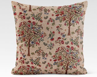 Cushion Cover 14 Sizes Matisse Tree Birds Tapestry Cotton Handmade Leaves Leaf Henri Artist