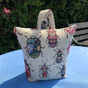 Unfilled Fabric Doorstop 4 Sizes Bugs Insects Tapestry Handmade Door Stop Insects Gift