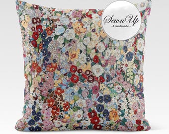 Cushion Cover 29 Sizes Wisley Tapestry Cotton Handmade British English Royal Flower Garden Scatter Throw Pillow