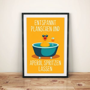 SERTAS 3 Paar Aperol Socken - Lustiges Geschenk Für Aperol Spritz Fans