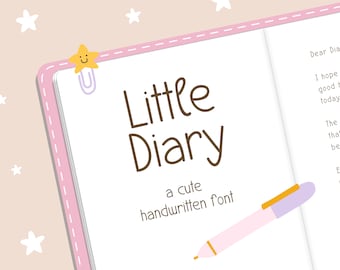 Handwriting Font | Font for Canva | Procreate Font | Goodnotes Font | Planner Font | Handwritten Font | iPad Fonts | Simple Cute Cricut Font