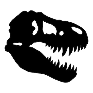 T-Rex Skull Vector File