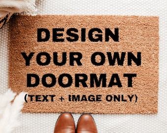 Design Your Own Doormat Custom Doormat DIY Wedding Gift Personalise Mat House Warming Gift New Home Doormat Welcome Mat Front Door Mat NZ