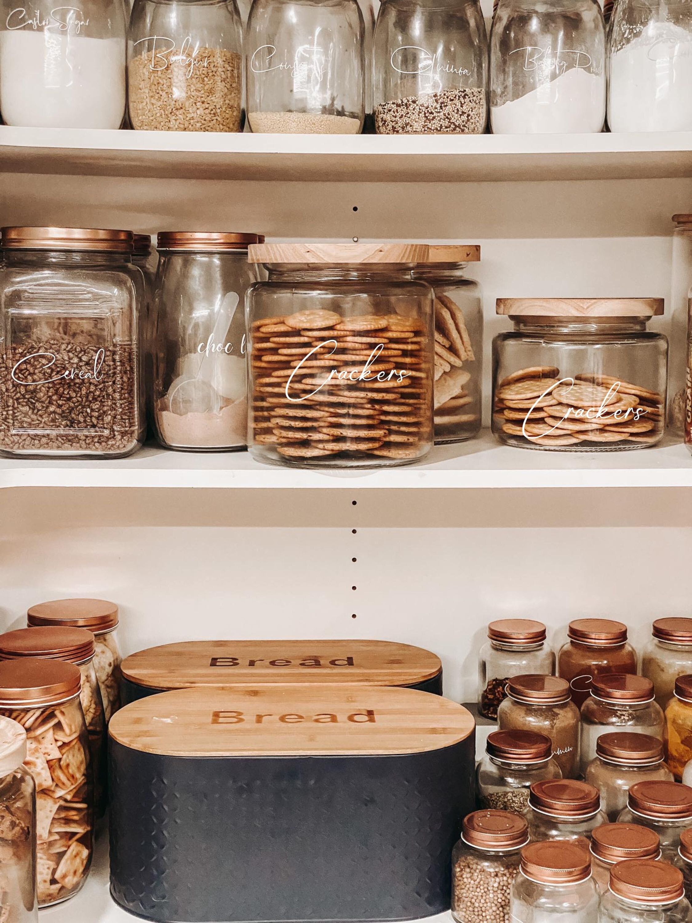 Custom Pantry Label for Food Storage DIY Home Organisation - Etsy
