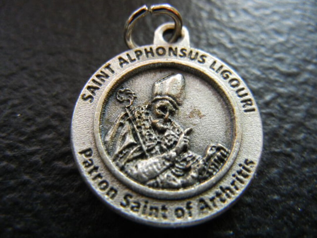 St. Alphonsus Ligouri Patron Saint of Arthritis 3/4 Tall Etsy