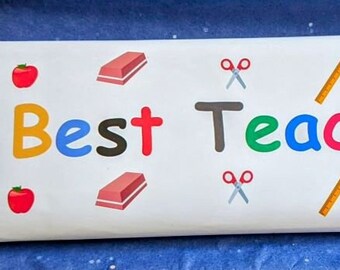 teacher chocolate wrapper