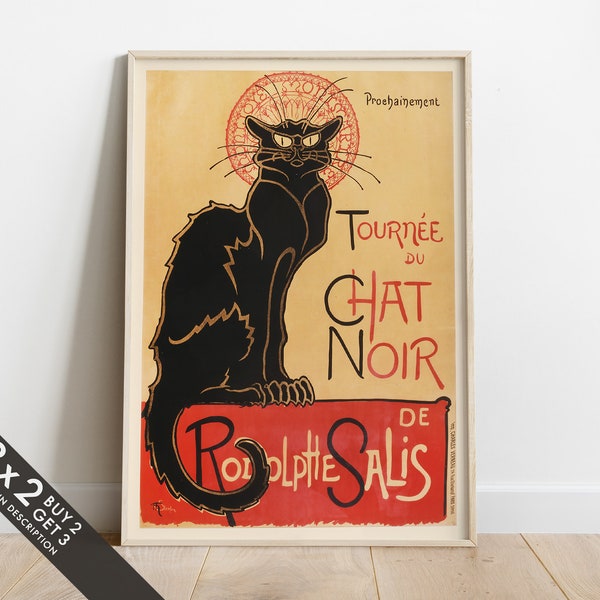 Tournée du Chat Noir, Quality Reproduction, Cabaret Paris Poster, Théophile-Alexandre Steinlen