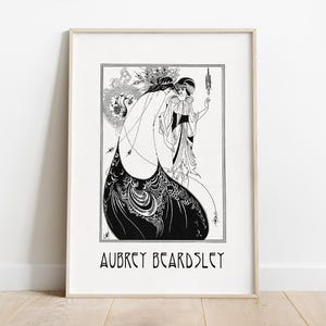 Aubrey Beardsley Art, Art Nouveau Print, Gallery Wall Art, Jugendstil Wall Decor