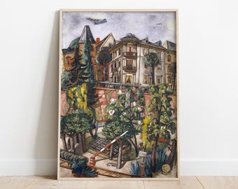 Das Nizza in Frankfurt am Main, Max Beckmann Art, Painting Wall Art, Modern Art Print Reproduction
