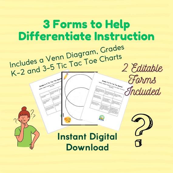 Tic-Tac-Toe in Differentiated Instruction