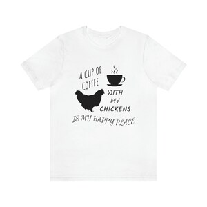 Coffee With My Chickens Shirt - Cute Chicken Shirt, Funny Chicken Shirt, Farm Shirt