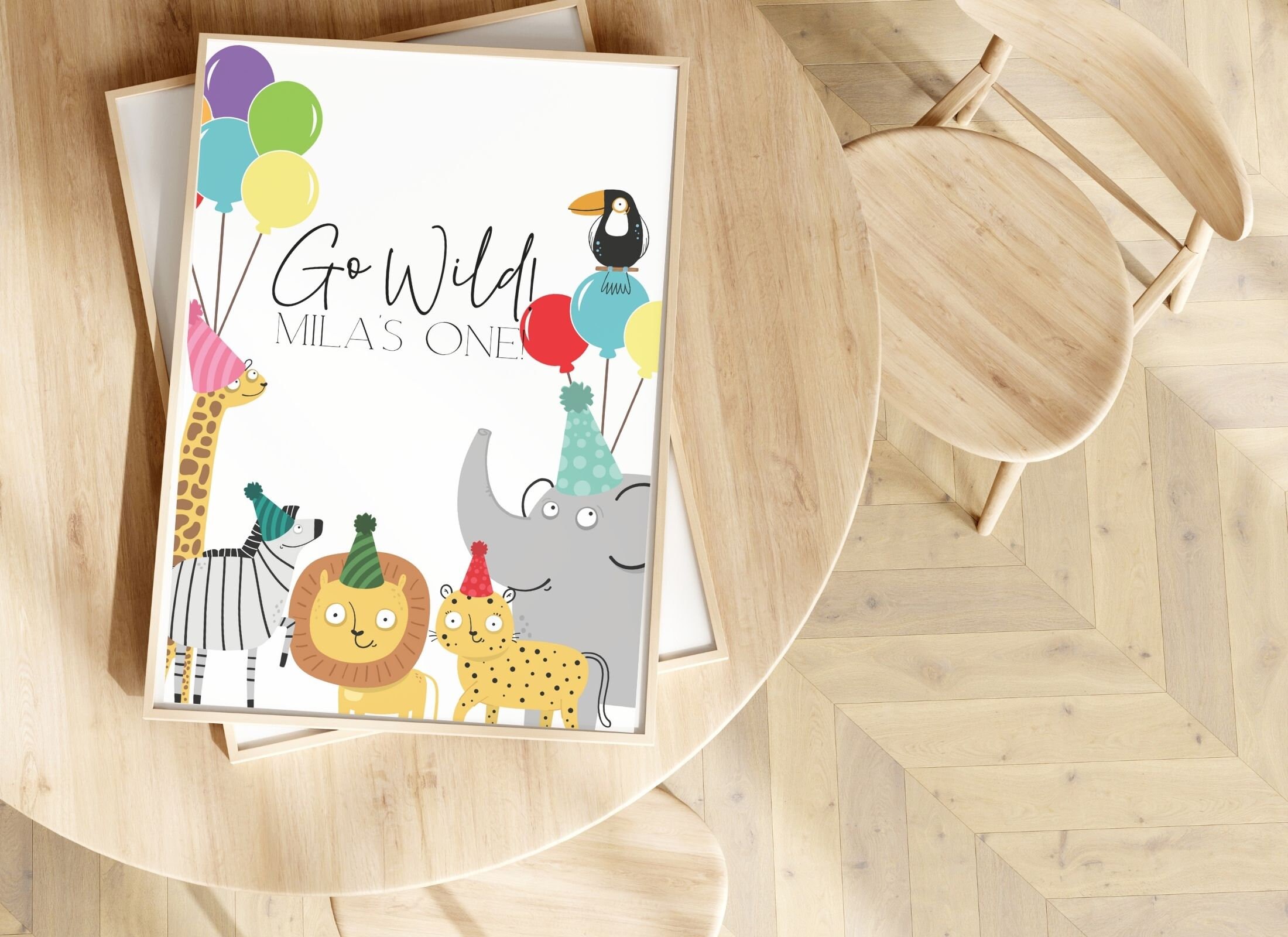 Printable Safari Animals Game Jungle Animal Feed the Lion Party Game ...