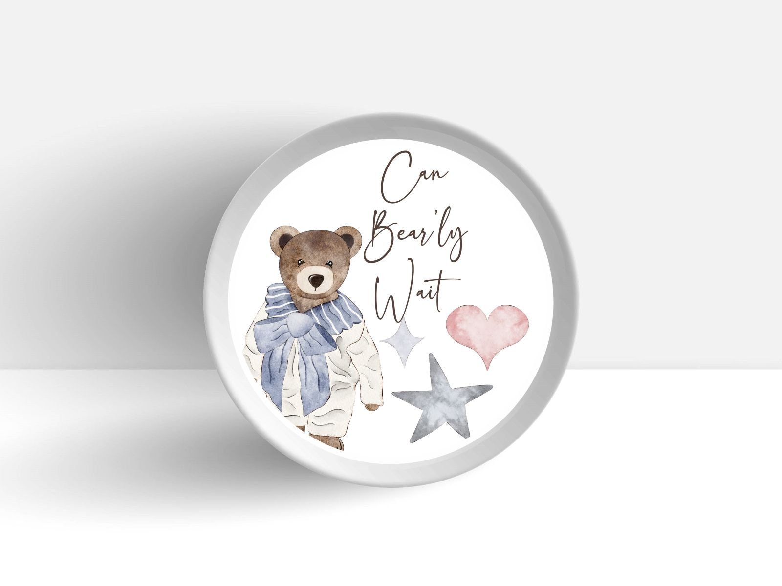 Vintage Teddy Bear Plate - Etsy