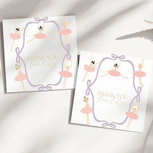 Biglietto di auguri ballerina MODIFICABILE, biglietto di auguri ballerina di danza classica, biglietto di ringraziamento ballerina moderna, festa di compleanno per ragazze, etichetta di auguri digitale ballerina