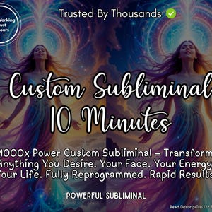 CUSTOM subLIMINAL 10 Minuten kraftvolles Sublimines