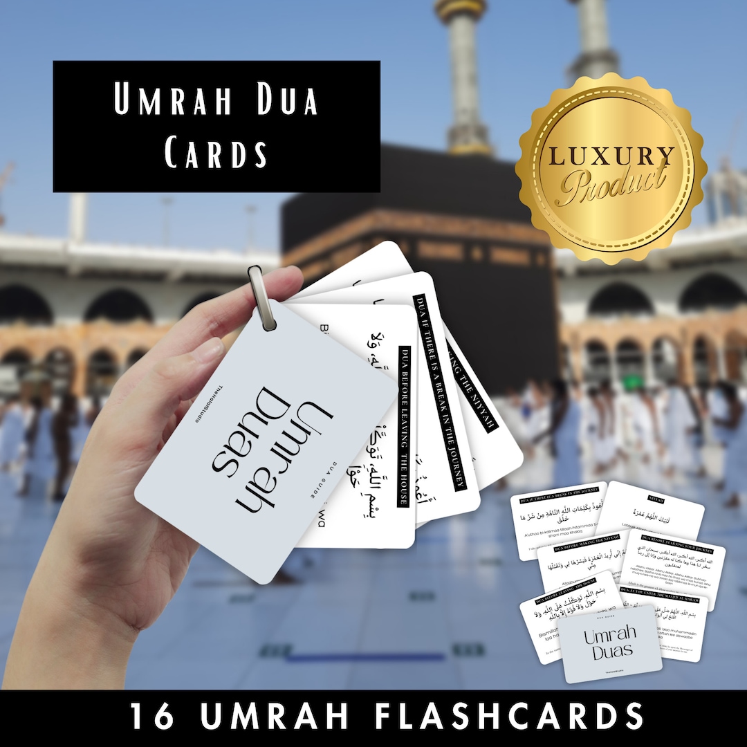 LUXURY Umrah Duas Umrah Cards Umrah - Il 1080xN.5610494052 H5rp 