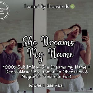 She Dreams My Name Powerful Subliminal Highly Effective Subliminal Sub Audio Manifestation feminine attraction Subliminal Attraction