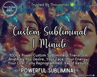 SUBLIMINAL PERSONALIZADO 1 minuto Subliminal Poderoso