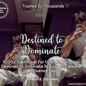 Destined to Dominate Powerful Subliminal Highly Effective Subliminal Sub Audio Manifestation Fast Results Booster Subliminal Attraction