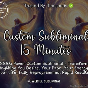 CUSTOM subLIMINAL 15 Minuten kraftvolles Sublimines
